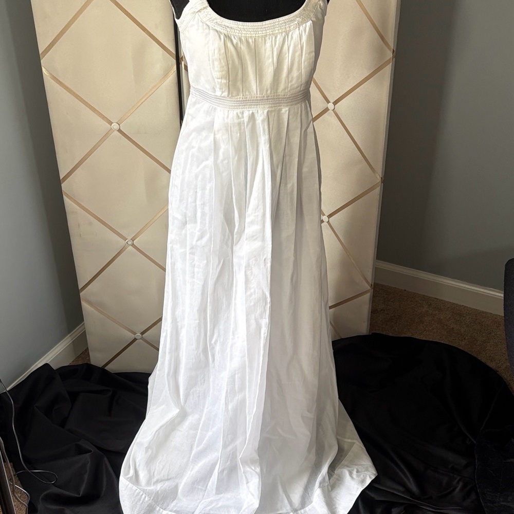 Elegant Calvin Klein Maxi White Sun Dress Size 4